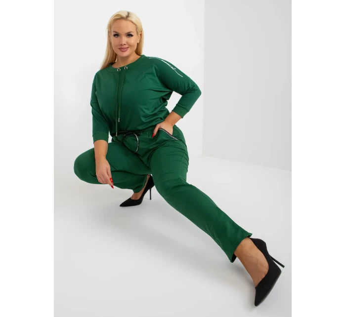 Tepláky RV DR 4765.52 tmavě zelená