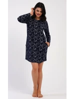 Dámské domácí šaty s dlouhým rukávem Isabela