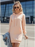 Dámská dlouhá mikina oversize růžová Dstreet model 21964048 - FashionStreet