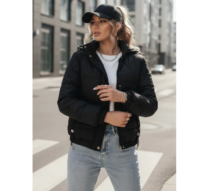 Dámská přechodná prošívaná bunda black Dstreet model 21973510 - FashionStreet