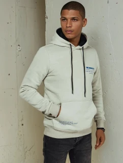 Pánská olivová mikina s kapucí Dstreet model 21976000 - FashionStreet