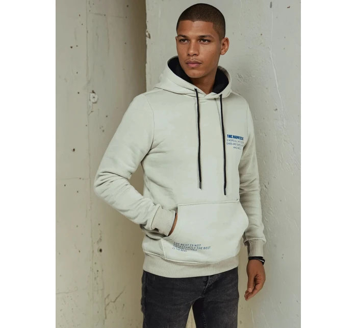 Pánská olivová mikina s kapucí Dstreet model 21976000 - FashionStreet