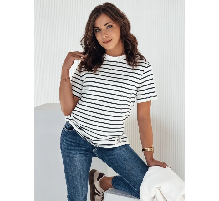 Dámské pruhované tričko RILANT navy blue FashionStreet RY2564