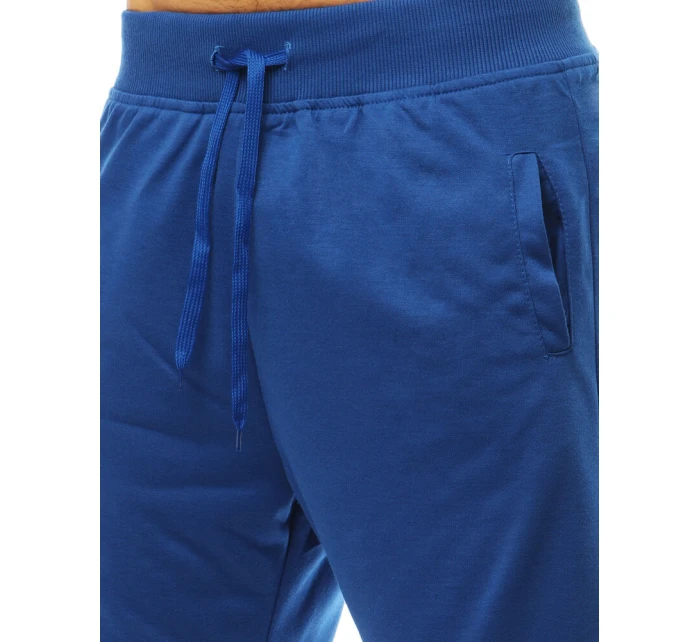 Pánské krátké teplákové šortky modré FashionStreet SX2391 Pánské krátké teplákové šortky modré FashionStreet SX2391