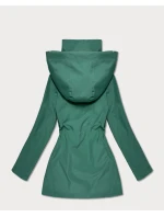 Damska kurtka z wykończeniem w kratkę Goodlookin zielona (KK60411-2#)