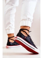 Kožené tenisky BIG STAR model 21571958 Černé - Big Star Shoes