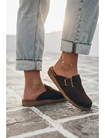 Dámské s přezkou  Čokoládové model 22200728 - Inblu