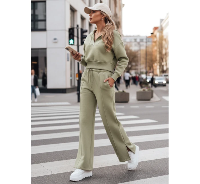 Dámská tepláková souprava MARINO pistáciová FashionStreet AY0977