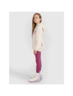 Dívčí pletené legíny 4F 4FJRAW25TTIGF291-50S Dívčí pletené legíny 4F 4FJRAW25TTIGF291-50S