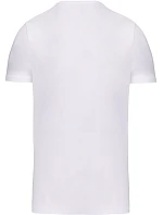 Kariban K 3014 Pánské elastické tričko s výstřihem do V 20.3014 white