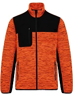 Pánská pracovní pletená fleecová bunda 20. fluorescent orange melange/black model 22448906 - WK Pánská pracovní pletená fleecová bunda 20. fluorescent orange melange/black model 22448906 - WK