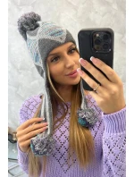 Dámská klapka na uši Eunika K322 graphite