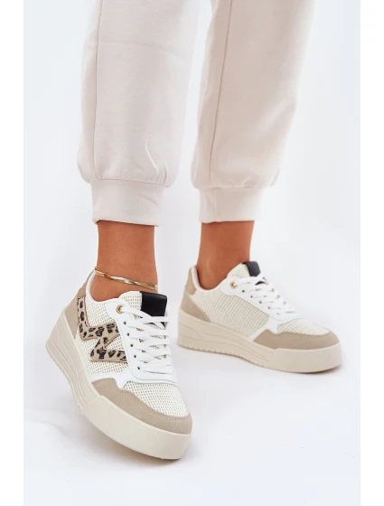 Dámské Sportovní Boty Na Platformě Leopardí Béžové Lorori Dámské Sportovní Boty Na Platformě Leopardí Béžové Lorori