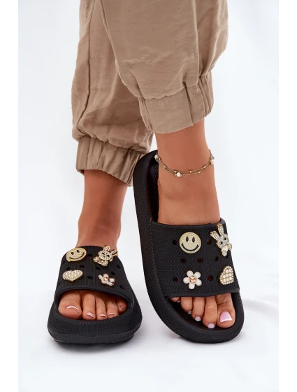 Dámské Pěnové Sandály S Černé model 21697207 - VINCEZA
