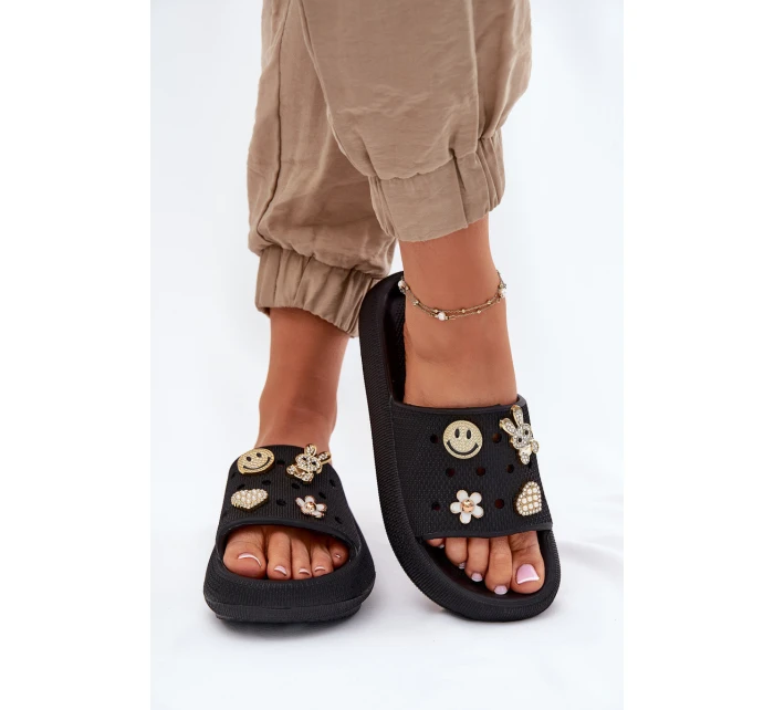 Dámské Pěnové Sandály S Černé model 21697207 - VINCEZA