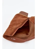 Dámské kotníkové boty na podpatku s otočeným lemem Camel Idalia Dámské kotníkové boty na podpatku s otočeným lemem Camel Idalia