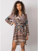 Šaty DHJ SK 5766 1.32X černá a béžová