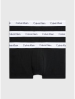 Pánské trenky 3 Pack Low Rise Trunks Cotton Stretch 0000U2664G001 černá - Calvin Klein