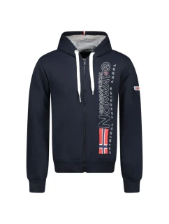 Pánská mikina Fogora DB 100 WZ3065H/GN Tmavě modrá s potiskem - Geographical Norway