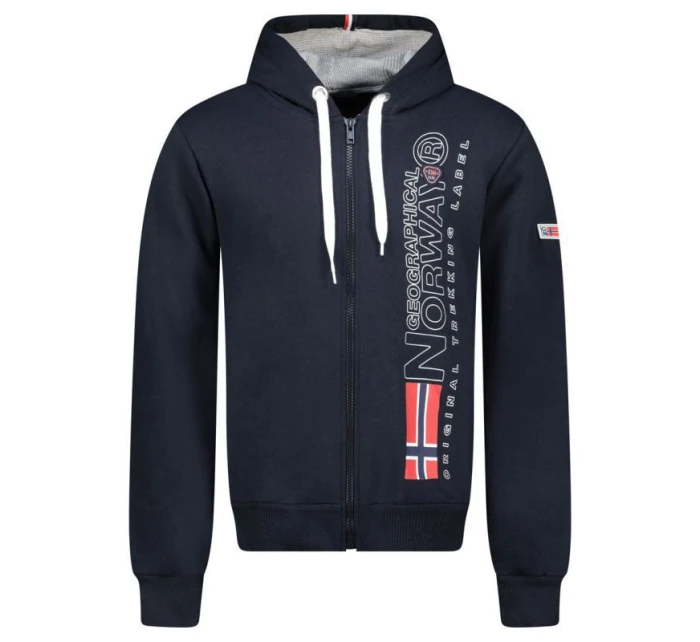 Pánská mikina Fogora DB 100 WZ3065H/GN Tmavě modrá s potiskem - Geographical Norway