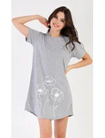 Dámská noční košile s krátkým rukávem model 18728737 - Vienetta Dámská noční košile s krátkým rukávem model 18728737 - Vienetta