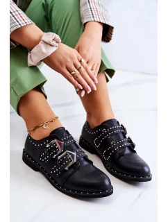 Dámské kůže Polobotky Se model 21581607 Lu Boo Černé - Boto