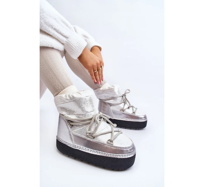 Dámské zimní boty se šněrováním model 21644972 - Boto Dámské zimní boty se šněrováním model 21644972 - Boto