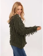 Sweter MI SW model 21309906 khaki - FPrice Sweter MI SW model 21309906 khaki - FPrice