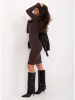 Šaty RV SK 5131.18P tmavě hnědé
