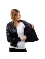 Dámská koženková bunda GLANO - černá