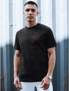 Pánské černé tričko Dstreet model 21975573 - FashionStreet