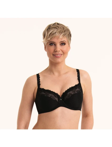 Eloise podprsenka s kosticí . 5294 black - RosaFaia