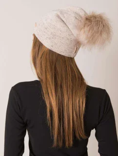 Dámská čepice model 14839420 béžová - FPrice