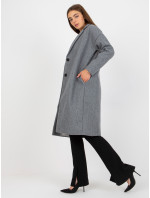 Dámský kabát TW EN BI 7298 1.15 šedý