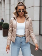 Dámská prošívaná přechodová bunda LOLAROSE béžová FashionStreet TY3738