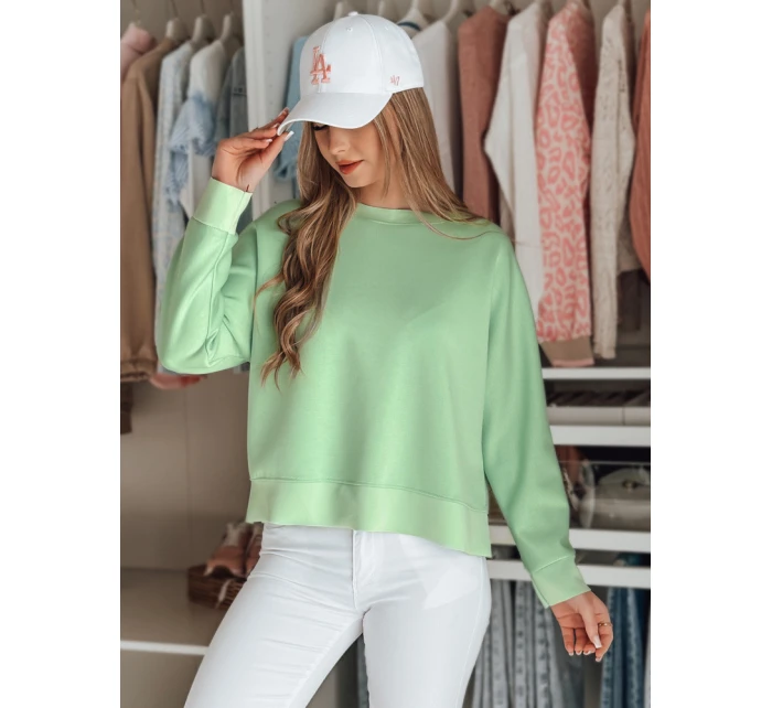 Dámská máslová halenka oversize s přívěskem NUBISS mint FashionStreet RY2801