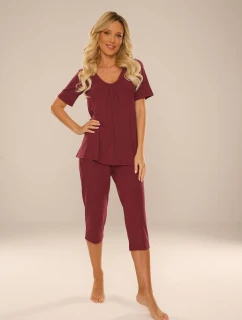 Pyžamo De Lafense 878 Dahlia kr/r M-2XL