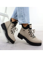 Dámské se zipem béžové model 21905914 - Rieker Dámské se zipem béžové model 21905914 - Rieker