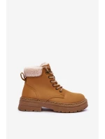 Dámské kožené trapery Hnědé Jette Dámské kožené trapery Hnědé Jette