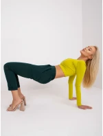 DHJ kalhoty SP 13926.02 tmavě zelená