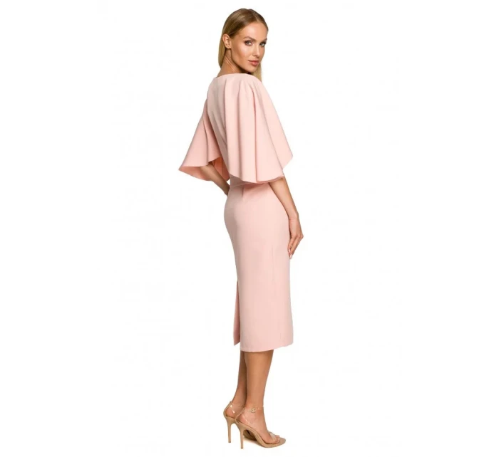 Dámské šaty model 22020898 pudr růžová - Moe