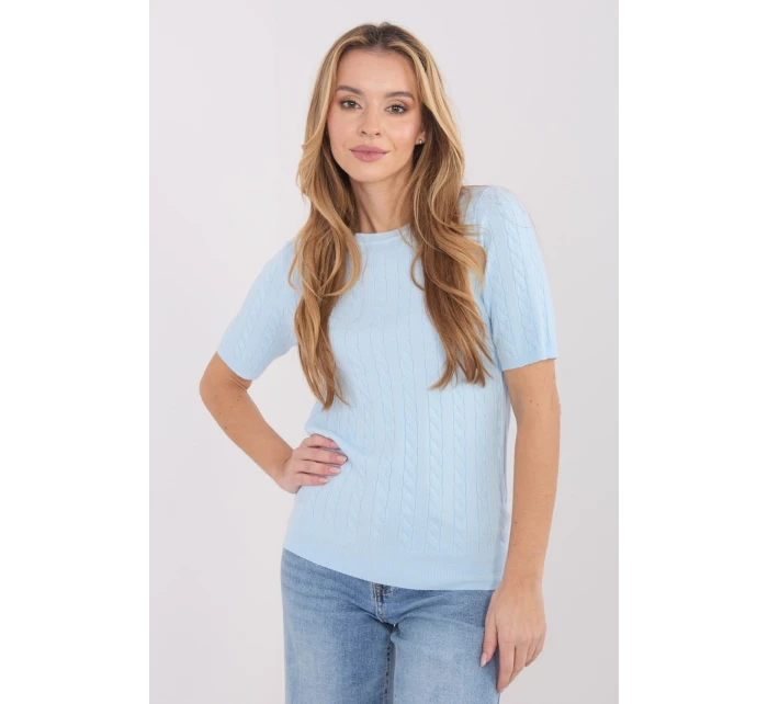 Svetr s krátkým rukávem  model 222830 Factory Price