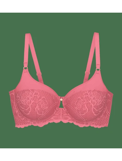 Dámská podprsenka Wild Peony Florale W01 - RED - růžová 3880 - TRIUMPH Dámská podprsenka Wild Peony Florale W01 - RED - růžová 3880 - TRIUMPH