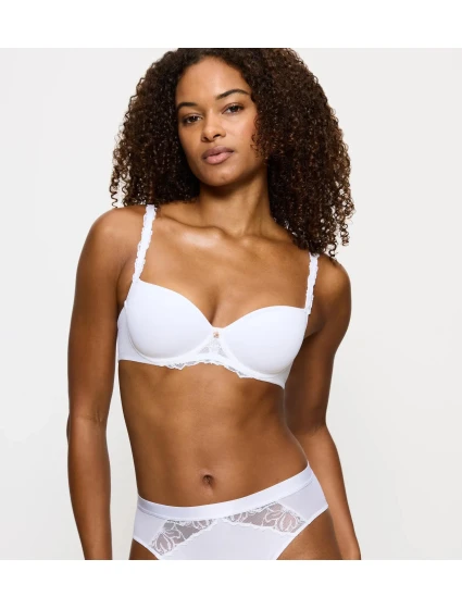 Dámská podprsenka Wild Azalea Florale WHP - WHITE - bílá 0003  - TRIUMPH