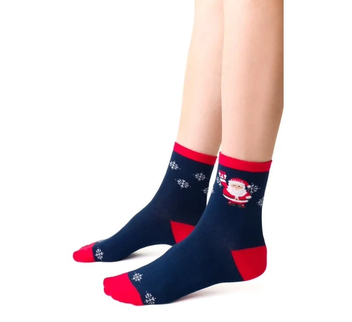 Ponožky Steven art.136 Świąteczne damskie 35-40