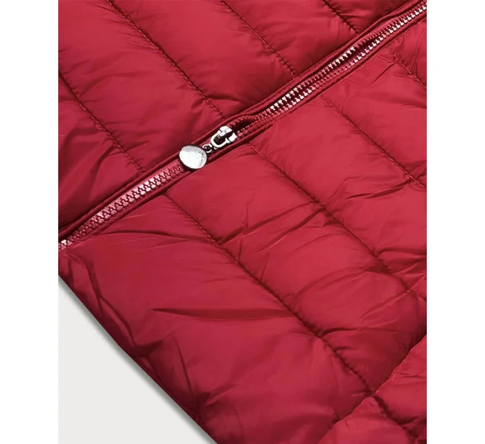 KRÓTKA KURTKA DAMSKA ZIMOWA CZERWONA model 21245057 - W COLLECTION