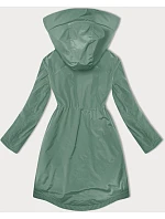 Lehce zateplená dámská bunda s kapucí LHD light green (LHD-24589)