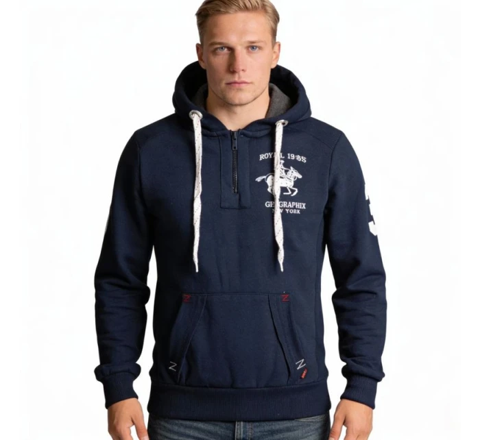 Geographical Norway Folton EO 100 M WW4783H/GNO-Navy mikina