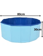 SKLÁDACÍ ZAHRADNÍ BAZÉN PRO PSY 80X30CM SASKA GARDEN