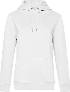 B&C QUEEN Hooded_° Dámská mikina s kapucí 01.W02Q white